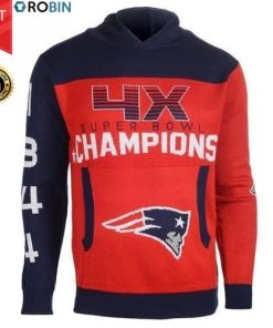 The New England Patriots Super Bowl Champions  Full Printed Hoodie The New England Patriots Super Bowl Champions  Full Printed Hoodie