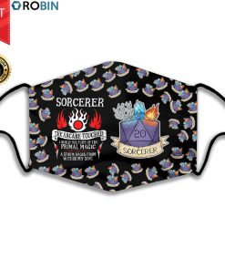 Sorcerer The Arcane Touched Game Face Mask + PM2.5 Filter Sorcerer The Arcane Touched Game Face Mask + PM2.5 Filter