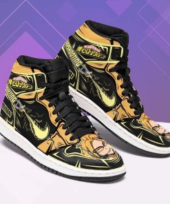 Denki Kaminari Sharpshooting Skill My Hero Academia Jordan 1 High Sneaker – Shoes