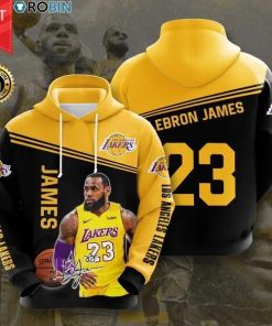 LAL LeBron James All Over Print Hoodie LAL LeBron James All Over Print Hoodie
