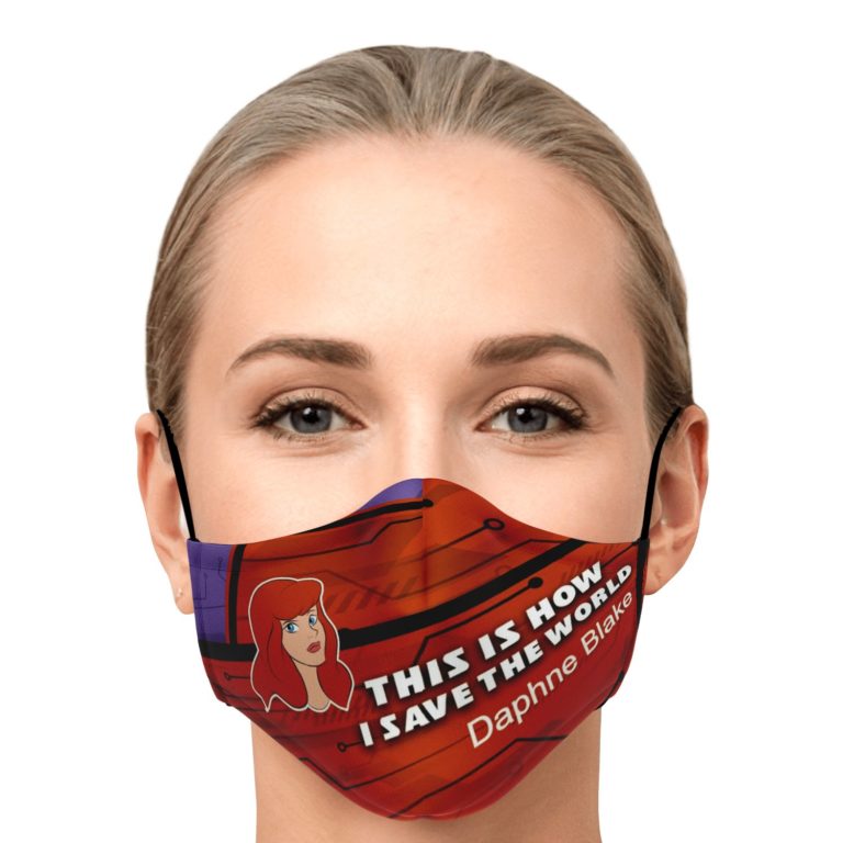 This Is How I Save The World Daphne Blake Face Mask With PM2.5 Filters