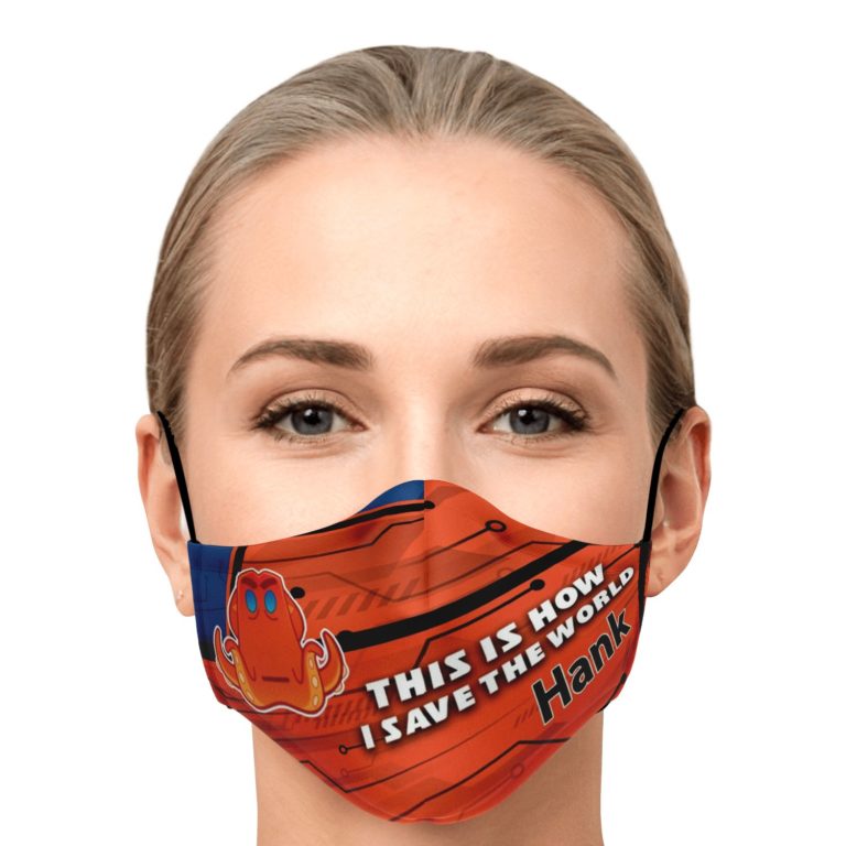This Is How I Save The World Hank Disney Face Mask With PM2.5 Filters
