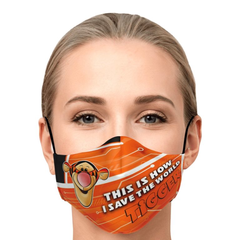 This Is How I Save The World Tigger Face Mask With PM2.5 Filters