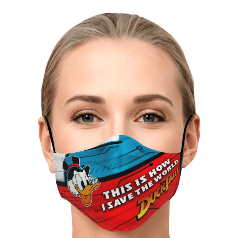 This Is How I Save The World Scrooge McDuck Face Mask With PM2.5 Filters