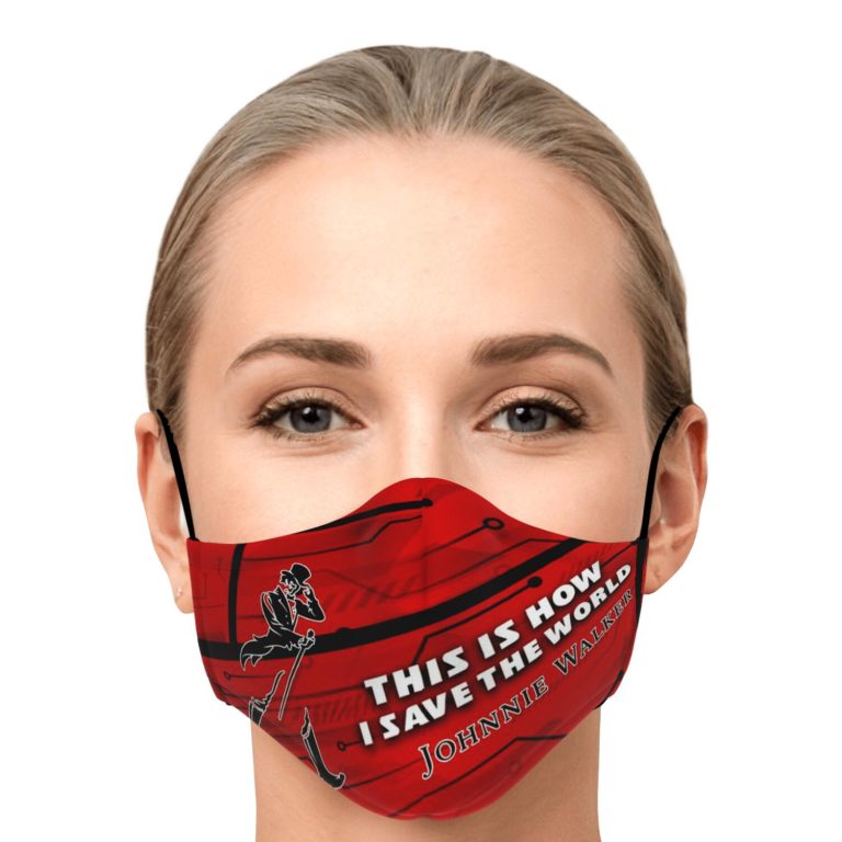 This Is How I Save The World Johnneie Walker Face Mask With PM2.5 Filters