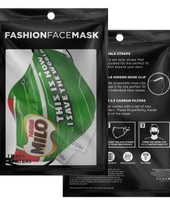 This Is How I Save The World Milo Face Mask With PM2.5 Filters