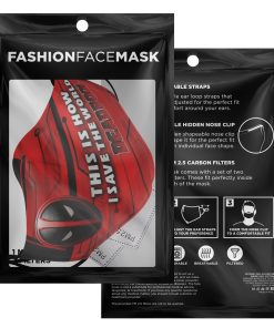 This Is How I Save The World Deadpool Face Mask With PM2.5 Filters