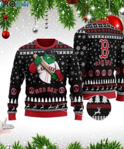 Boston Red Sox 3D Christmas Wool Sweater