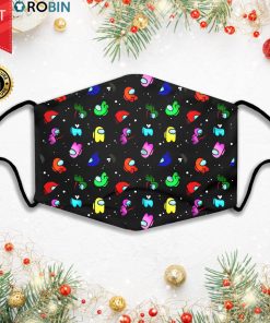 Impostor Among Us Christmas Face Mask + PM2.5 Filter