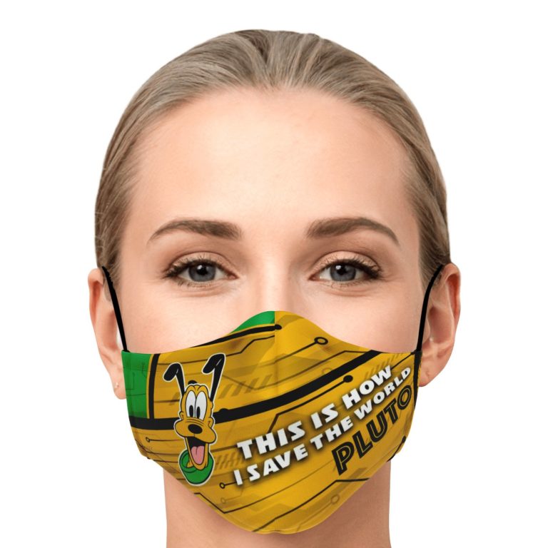 This Is How I Save The World Pluto Face Mask With PM2.5 Filters