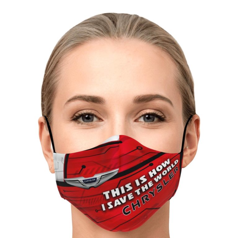 This Is How I Save The World Chrysler Face Mask With PM2.5 Filters