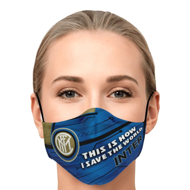 This Is How I Save The World Inter Milan Face Mask With PM2.5 Filters