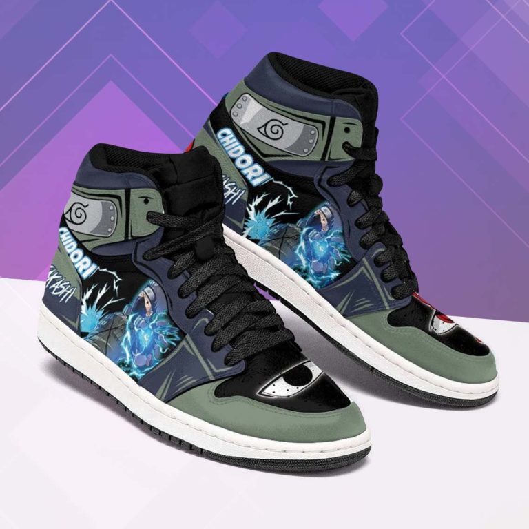 Kakashi Chidori Shoes – Jordan 1 High