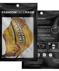 This Is How I Save The World Winnie-the-Pooh Face Mask With PM2.5 Filters