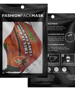This Is How I Save The World Kim Possible Face Mask With PM2.5 Filters This Is How I Save The World Kim Possible Face Mask With PM2.5 Filters