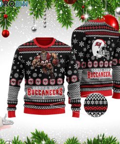 Tampa Bay Buccaneers 3D Print Ugly Christmas Wool Sweater