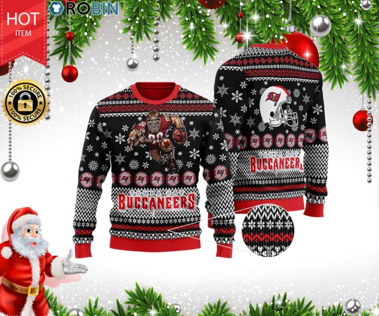 Tampa Bay Buccaneers 3D Print Ugly Christmas Wool Sweater
