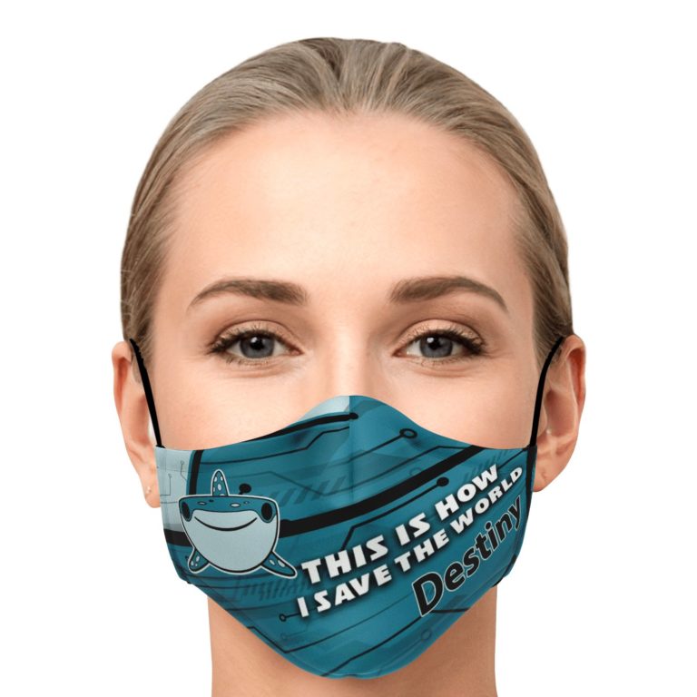 This Is How I Save The World Destiny Disney Face Mask With PM2.5 Filters