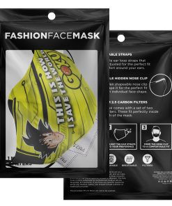 This Is How I Save The World Goku Face Mask With PM2.5 Filters