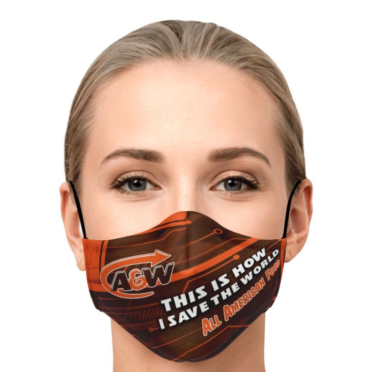This Is How I Save The World A&W Face Mask With PM2.5 Filters