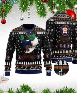 Houston Astros 3D Print Wool Sweater