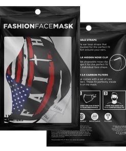 American Flag Faith Face Mask With PM2.5 Filter