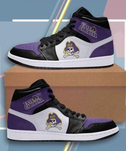 East Carolina Pirates Football Sneaker Boots – Jordan 1 High East Carolina Pirates Football Sneaker Boots – Jordan 1 High