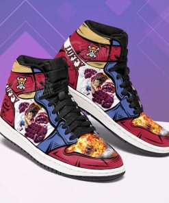 One Piece Luffy Gear 4 Shoes – Jordan 1 High One Piece Luffy Gear 4 Shoes – Jordan 1 High