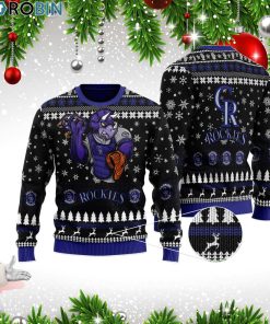 Colorado Rockies 3D Printed Christmas Wool Sweater Colorado Rockies 3D Printed Christmas Wool Sweater