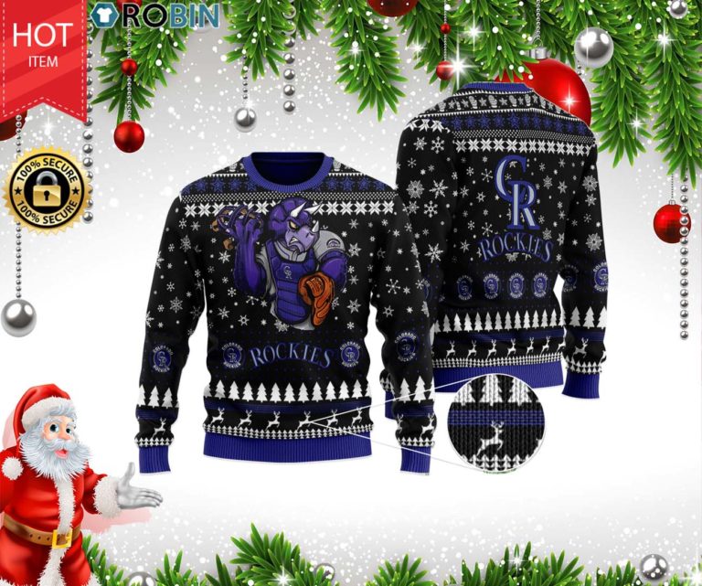 Colorado Rockies 3D Printed Christmas Wool Sweater