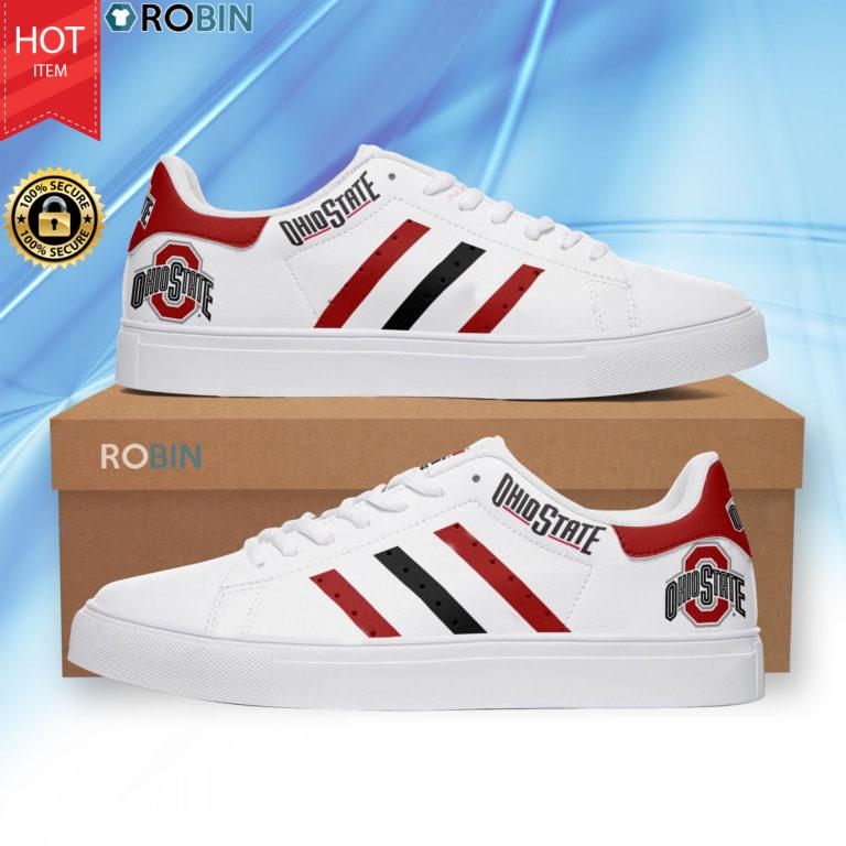Ohio State Buckeyes Fooball Skate Shoes