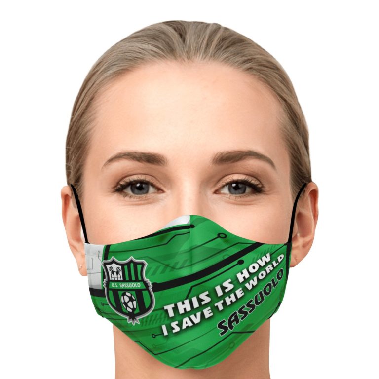 This Is How I Save The World Sassuolo Face Mask With PM2.5 Filters