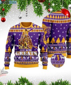 Los Angeles Lakers All Time Greats Woolen Sweater