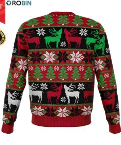 Epstein Didn't Kill Himself Christmas All-Over Printed Wool Sweater