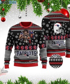 New England Patriots Ugly Christmas Woollen Sweater 3D