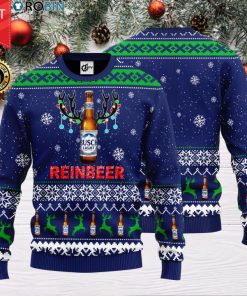 Reinbeer Busch Light Beer Christmas Wool Sweater