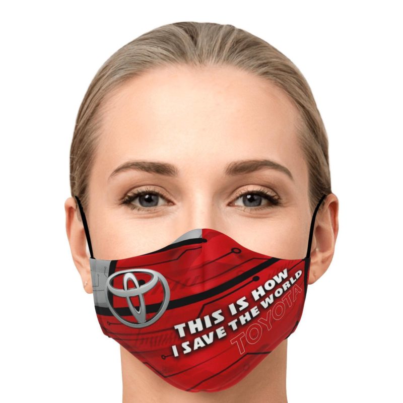 This Is How I Save The World Toyota Face Mask With PM2.5 Filters