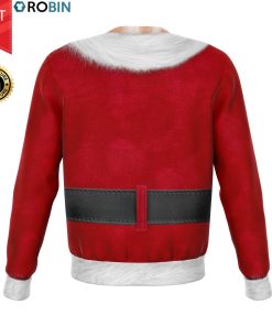 White Skin Ripped Body Funny Christmas 3D Allover Printed Wool Sweater White Skin Ripped Body Funny Christmas 3D Allover Printed Wool Sweater