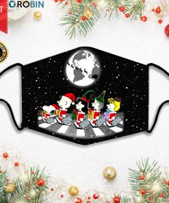 Snoopy And Friends Merry Christmas Face Mask + PM2.5 Filter