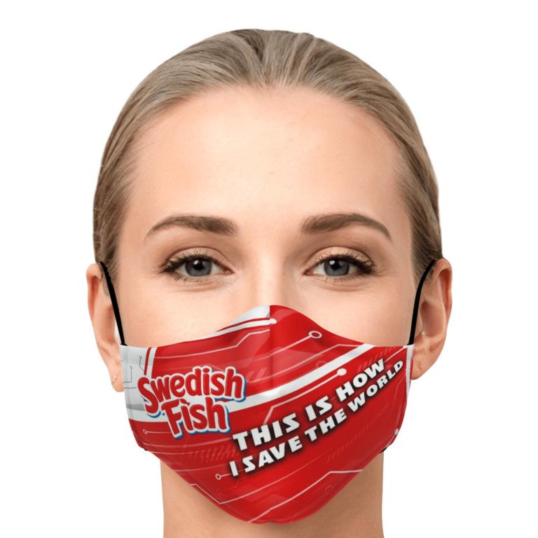 This Is How I Save The World Swedish Fish Face Mask With PM2.5 Filters