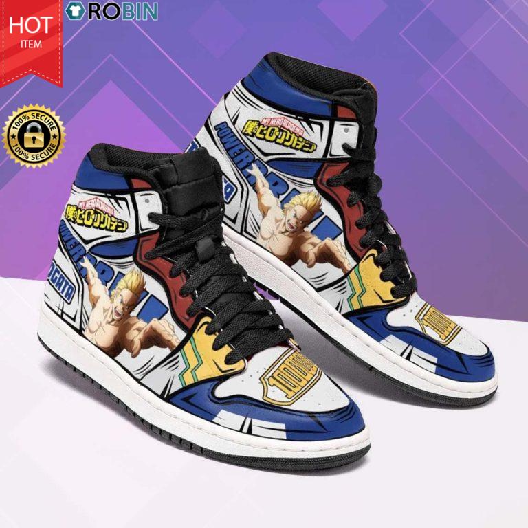 Mirio Togata Powerrr Jordan Sneakers My Hero Academia Shoes