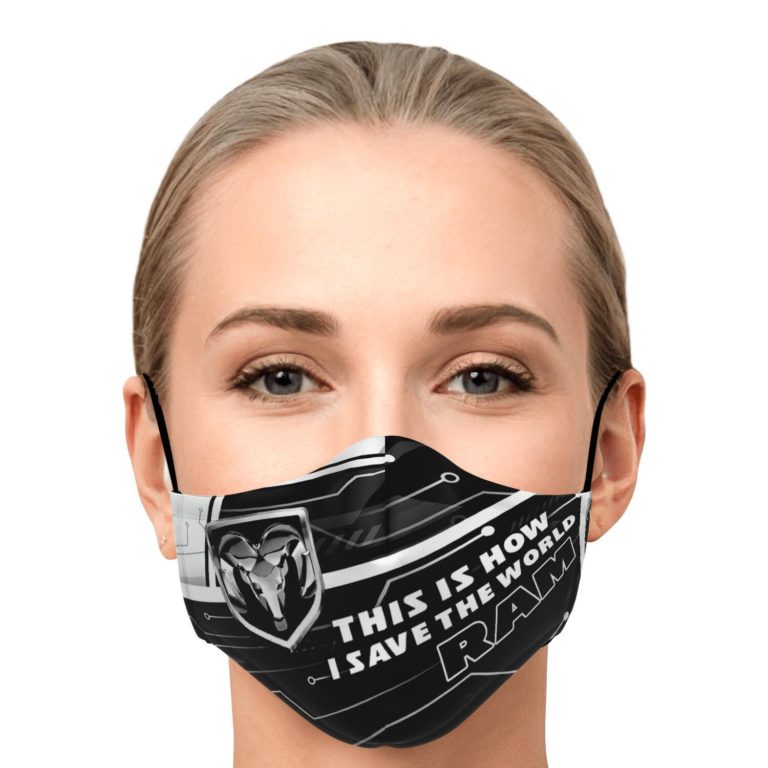 This Is How I Save The World Ram Trucks Face Mask With PM2.5 Filters