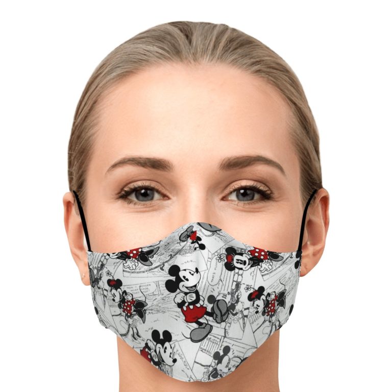 Classic Disney Mickey Mouse Face Mask With PM2.5 Filter