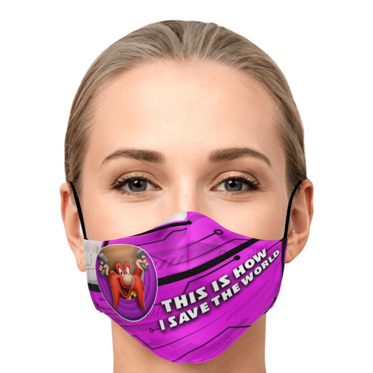 This Is How I Save The World Yosemite Sam Face Mask With PM2.5 Filters