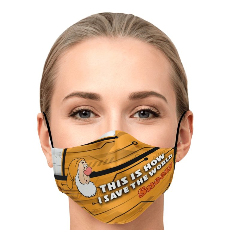 This Is How I Save The World Sneezy Face Mask With PM2.5 Filters
