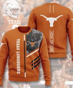 Texas Longhorns Football Hook Em Horn All Over Print Sweatshirt Texas Longhorns Football Hook Em Horn All Over Print Sweatshirt