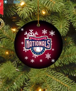 Washington Nationals Christmas Circle Ornament