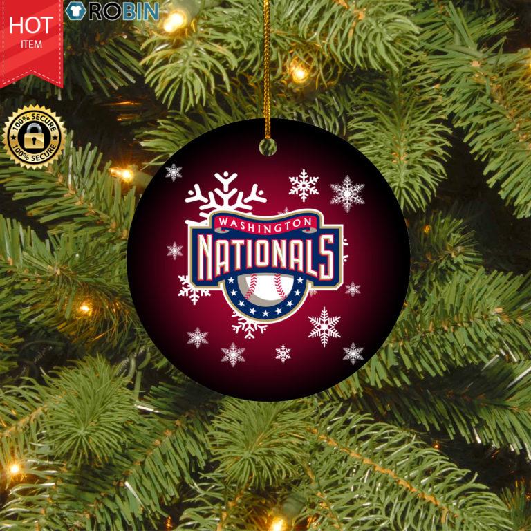 Washington Nationals Christmas Circle Ornament
