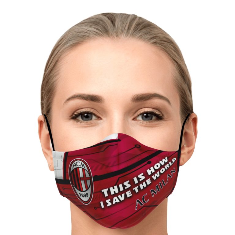 This Is How I Save The World AC Milan Face Mask With PM2.5 Filters
