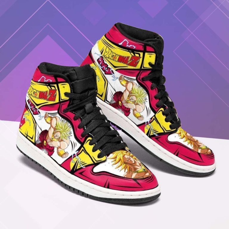 Broly Dragon Ball Z Jordan 1 High Sneaker